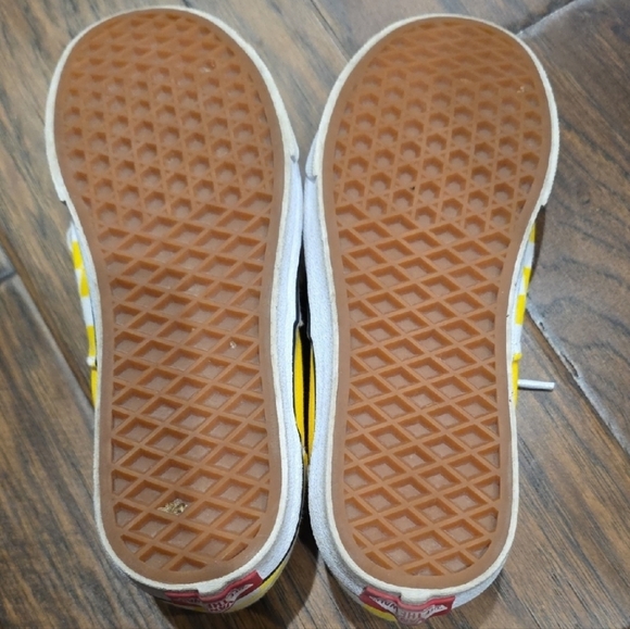 Vans Era Checkerboard Yellow Men's Shoes - Picture 6 of 7